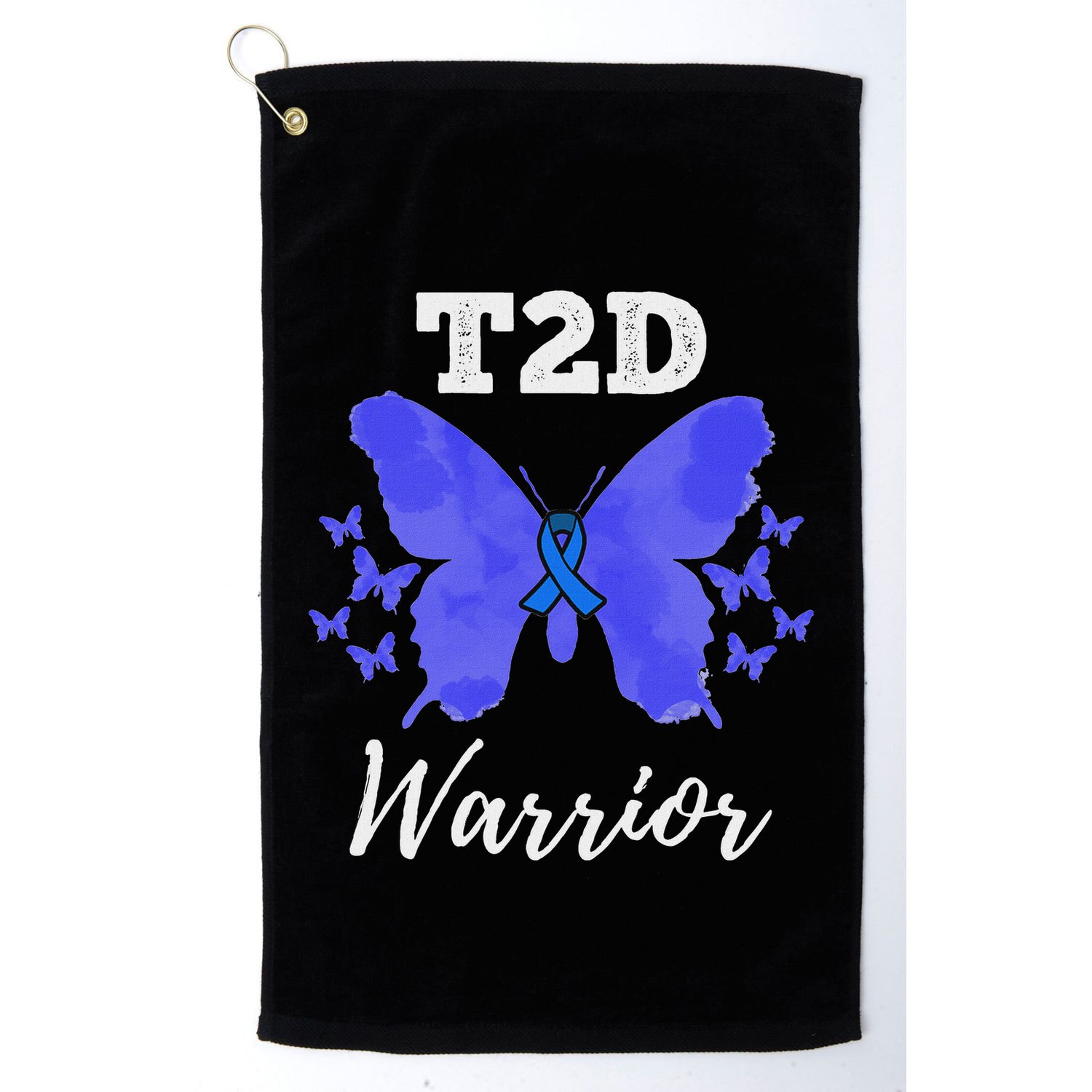Warrior T2d Type 2 Diabetes Awareness Golf Towel