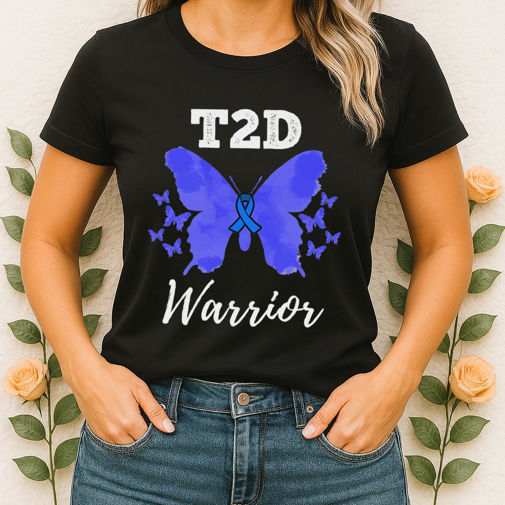 Warrior T2d Type 2 Diabetes Awareness Womens T-Shirt