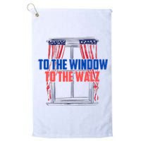 Window To The Walz Harris President Kamala Harris Waltz 2024 Platinum Collection Golf Towel