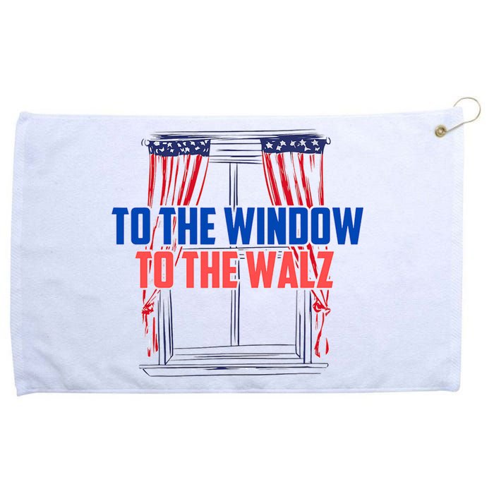 Window To The Walz Harris President Kamala Harris Waltz 2024 Grommeted Golf Towel