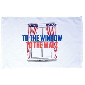 Window To The Walz Harris President Kamala Harris Waltz 2024 Microfiber Hand Towel