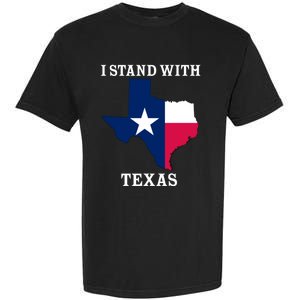 Welcome To Texas I Stand With The Texas Flag Garment-Dyed Heavyweight T-Shirt