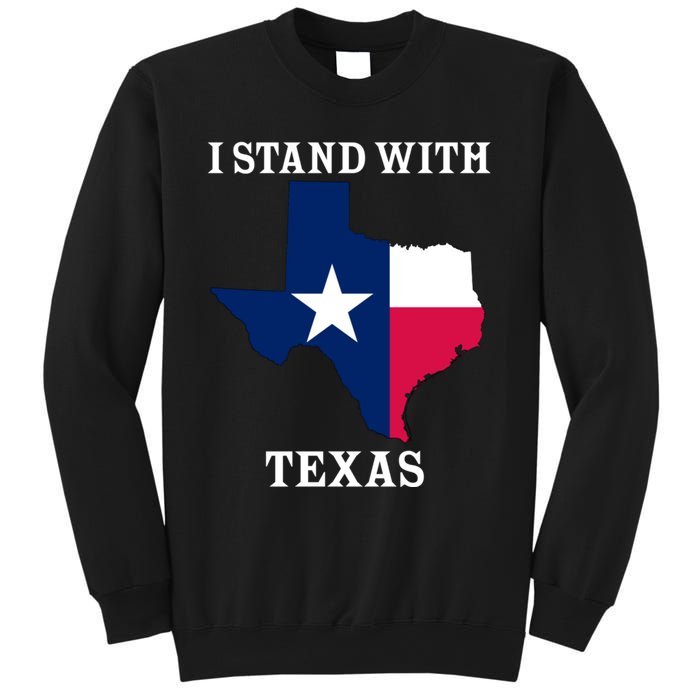 Welcome To Texas I Stand With The Texas Flag Sweatshirt