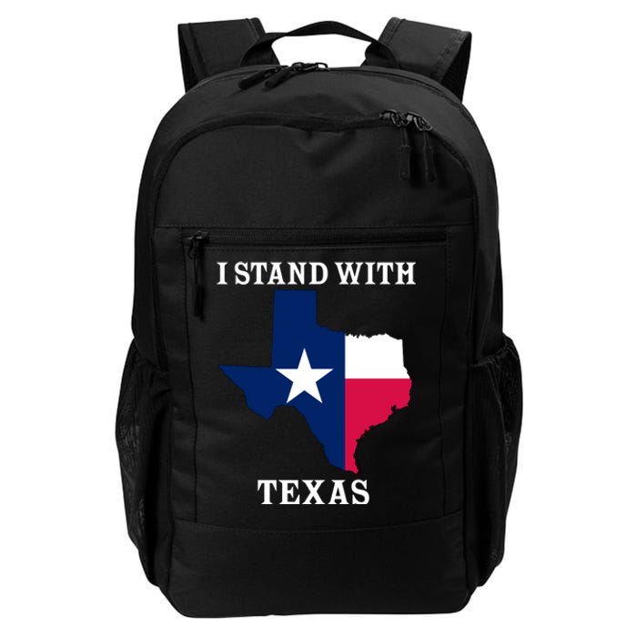 Welcome To Texas I Stand With The Texas Flag Daily Commute Backpack