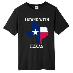 Welcome To Texas I Stand With The Texas Flag Tall Fusion ChromaSoft Performance T-Shirt