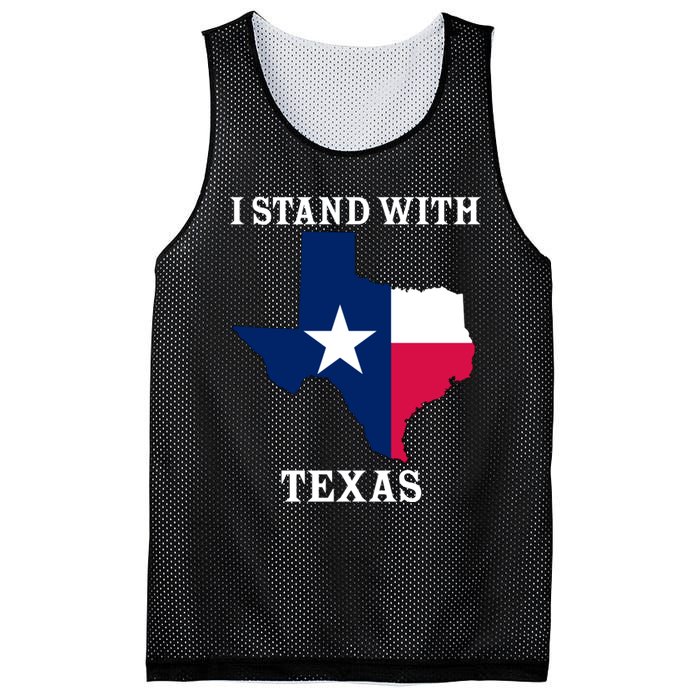 Welcome To Texas I Stand With The Texas Flag Mesh Reversible Basketball Jersey Tank