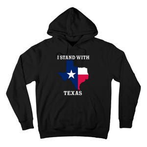 Welcome To Texas I Stand With The Texas Flag Tall Hoodie