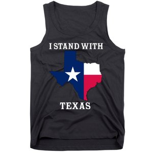 Welcome To Texas I Stand With The Texas Flag Tank Top