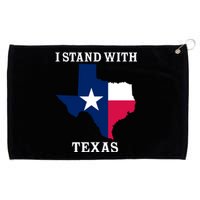 Welcome To Texas I Stand With The Texas Flag Grommeted Golf Towel