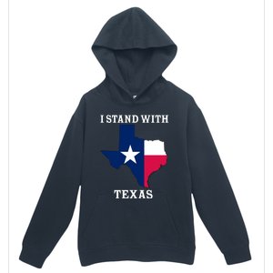 Welcome To Texas I Stand With The Texas Flag Urban Pullover Hoodie