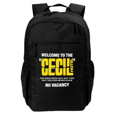 Welcome To The Cecil Hotel Daily Commute Backpack