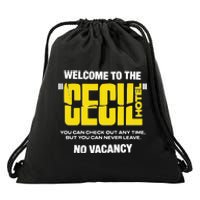 Welcome To The Cecil Hotel Drawstring Bag