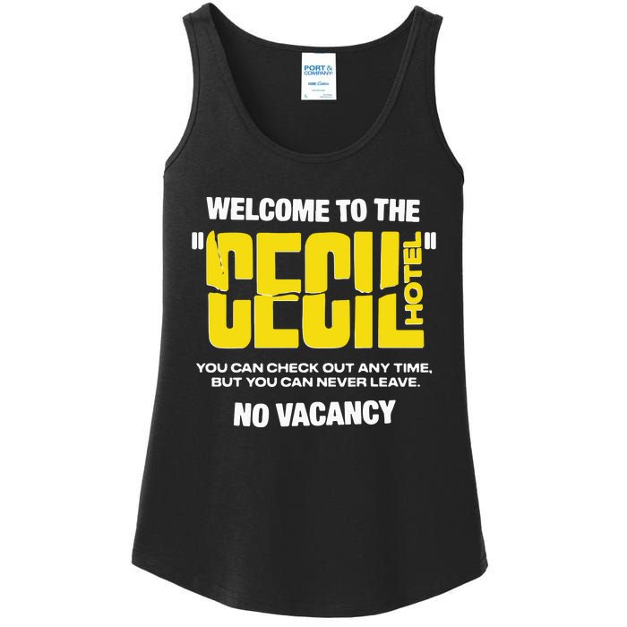 Welcome To The Cecil Hotel Ladies Essential Tank