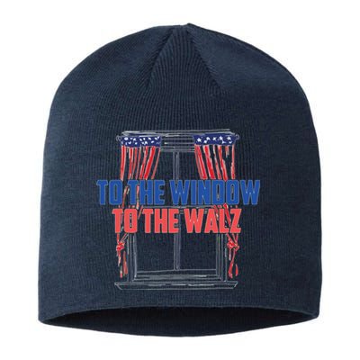 Window To The Walz Harris President Kamala Harris Waltz 2024 Sustainable Beanie