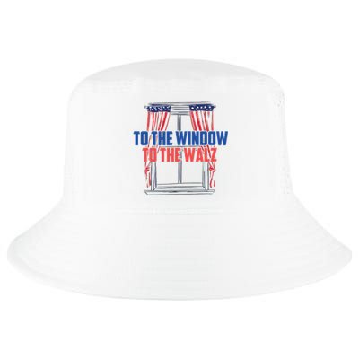 Window To The Walz Harris President Kamala Harris Waltz 2024 Cool Comfort Performance Bucket Hat