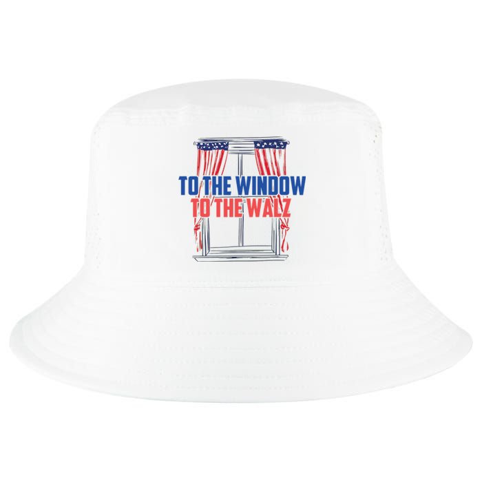 Window To The Walz Harris President Kamala Harris Waltz 2024 Cool Comfort Performance Bucket Hat