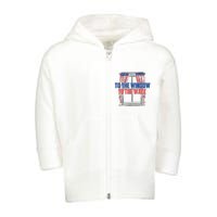 Window To The Walz Harris President Kamala Harris Waltz 2024 Toddler Zip Fleece Hoodie