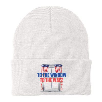 Window To The Walz Harris President Kamala Harris Waltz 2024 Knit Cap Winter Beanie