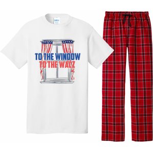 Window To The Walz Harris President Kamala Harris Waltz 2024 Pajama Set