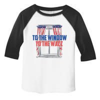 Window To The Walz Harris President Kamala Harris Waltz 2024 Toddler Fine Jersey T-Shirt