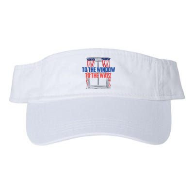 Window To The Walz Harris President Kamala Harris Waltz 2024 Valucap Bio-Washed Visor