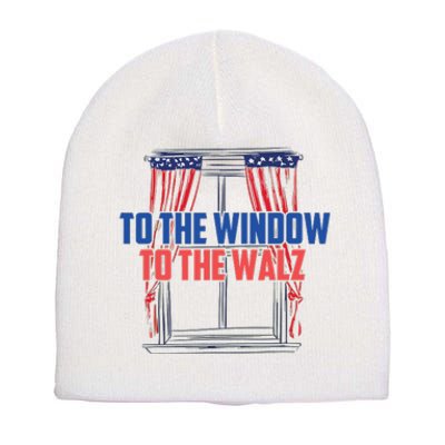 Window To The Walz Harris President Kamala Harris Waltz 2024 Short Acrylic Beanie