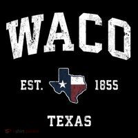 Waco Texas Tx Vintage State Flag Sports Tall T-Shirt