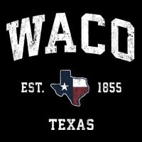 Waco Texas Tx Vintage State Flag Sports Backpack