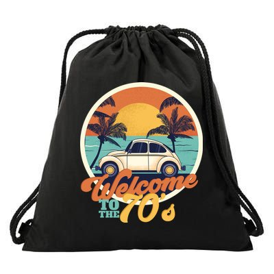 Welcome To The 70s Drawstring Bag