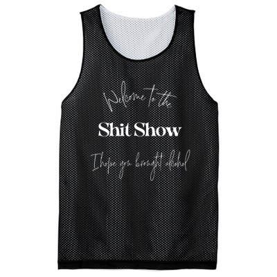 Welcome To The Shit Show Mesh Reversible Basketball Jersey Tank