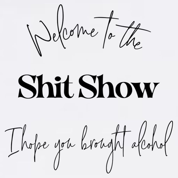 Welcome To The Shit Show Garment-Dyed Sweatshirt