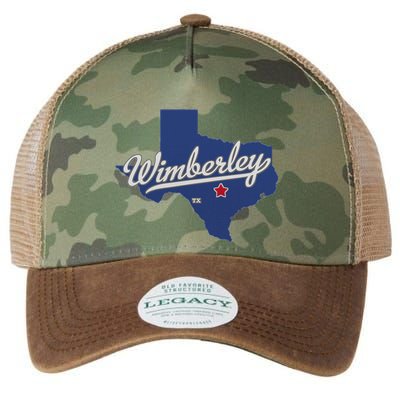 Wimberley Texas Tx Map Legacy Tie Dye Trucker Hat