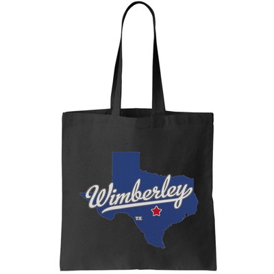 Wimberley Texas Tx Map Bag