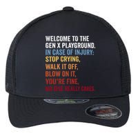Welcome to the Gen X Playground Generation X 1980 Millennial Flexfit Unipanel Trucker Cap
