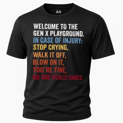 Welcome to the Gen X Playground Generation X 1980 Millennial Performance Shirt