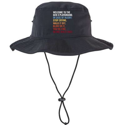 Welcome to the Gen X Playground Generation X 1980 Millennial Bucket Hat