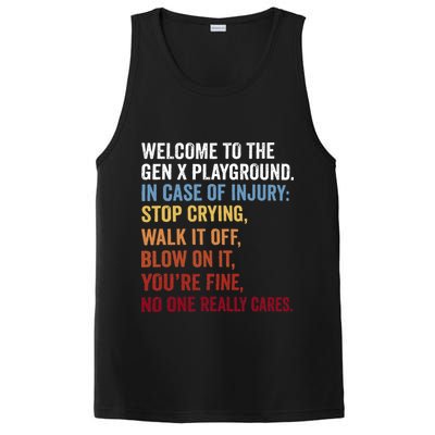 Welcome to the Gen X Playground Generation X 1980 Millennial PosiCharge Competitor Tank