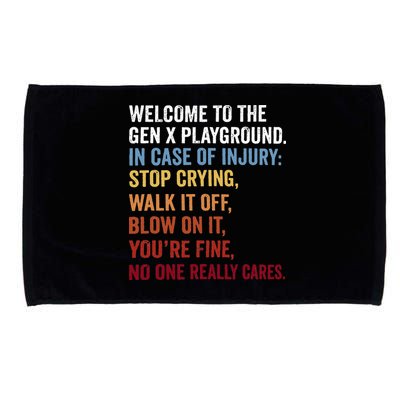 Welcome to the Gen X Playground Generation X 1980 Millennial Microfiber Hand Towel
