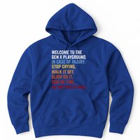 Welcome to the Gen X Playground Generation X 1980 Millennial Hoodie