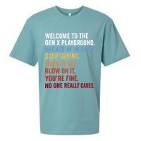 Welcome to the Gen X Playground Generation X 1980 Millennial Sueded Cloud Jersey T-Shirt