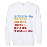 Welcome to the Gen X Playground Generation X 1980 Millennial Garment-Dyed Sweatshirt