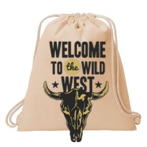 Welcome To The Wild West Drawstring Bag