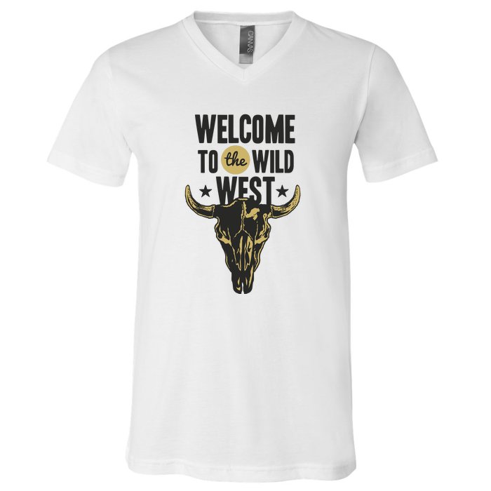 Welcome To The Wild West V-Neck T-Shirt