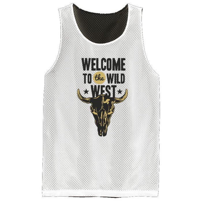 Welcome To The Wild West Mesh Reversible Basketball Jersey Tank