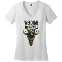 Welcome To The Wild West Women's V-Neck T-Shirt