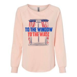 Window To The Walz Harris President Kamala Harris Waltz 2024 Womens California Wash Sweatshirt