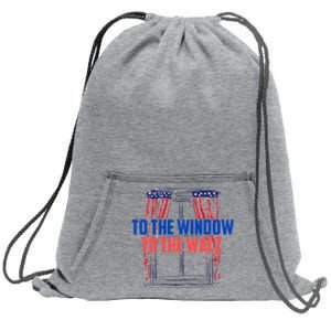 Window To The Walz Harris President Kamala Harris Waltz 2024 Sweatshirt Cinch Pack Bag