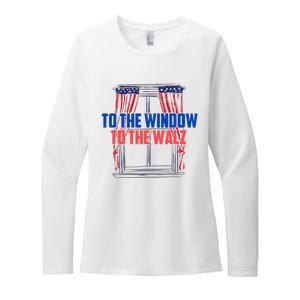 Window To The Walz Harris President Kamala Harris Waltz 2024 Womens CVC Long Sleeve Shirt