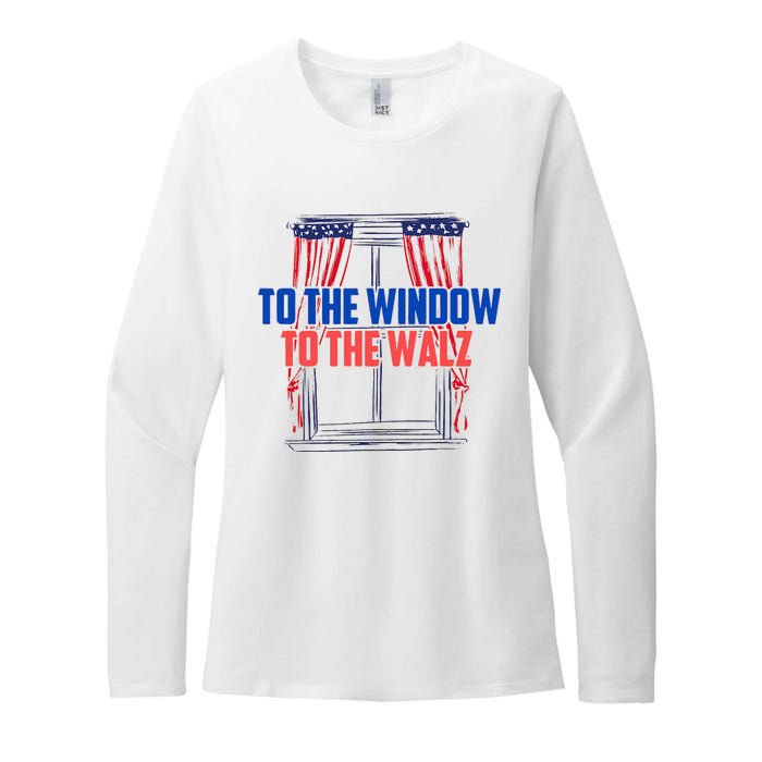 Window To The Walz Harris President Kamala Harris Waltz 2024 Womens CVC Long Sleeve Shirt