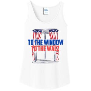 Window To The Walz Harris President Kamala Harris Waltz 2024 Ladies Essential Tank